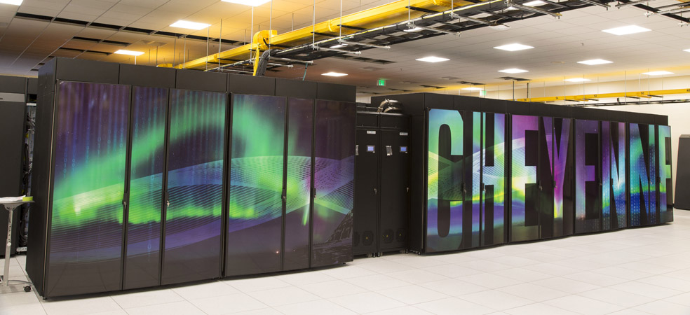The Cheyenne supercomputer