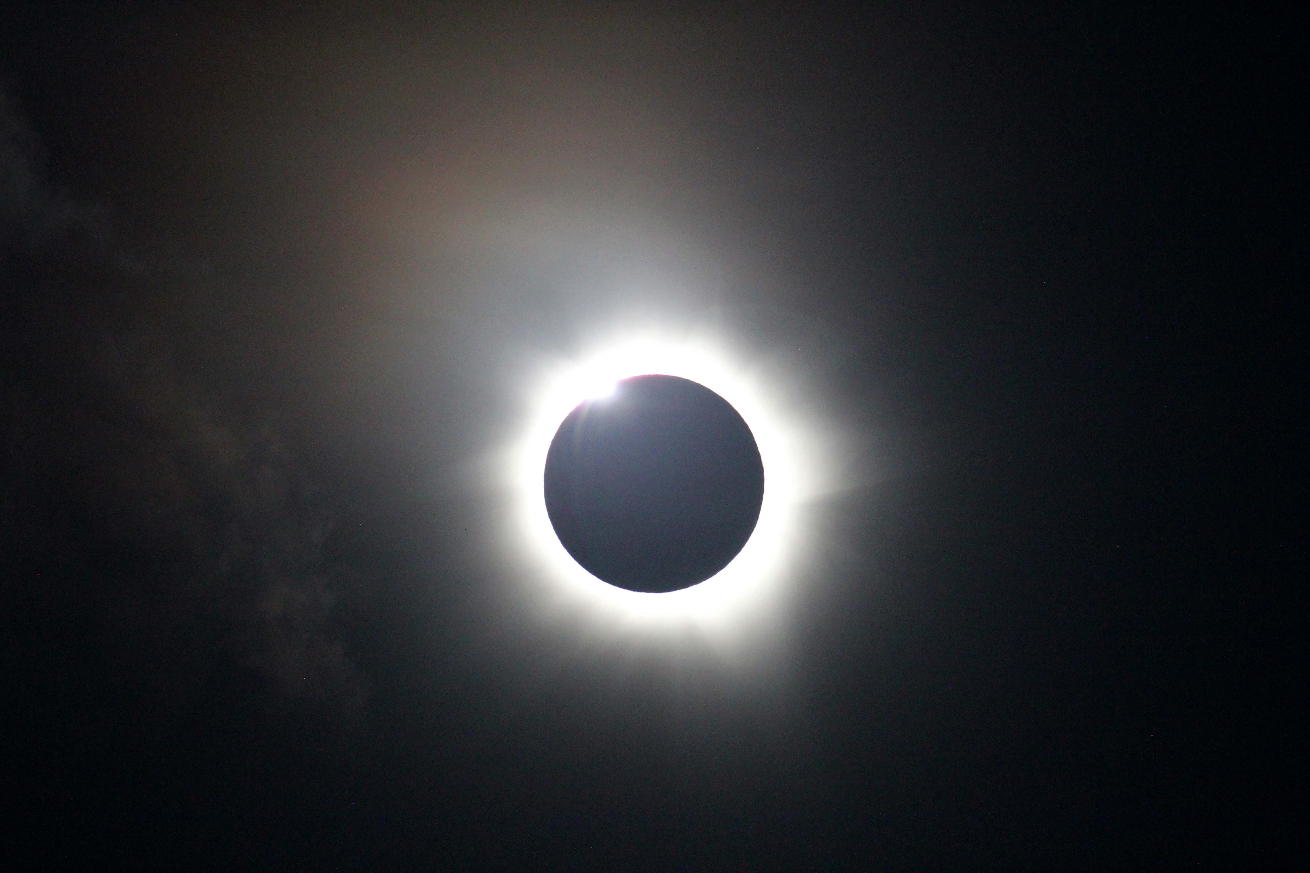 Solar eclipse over Australia. (Photo courtesy of UCAR) 