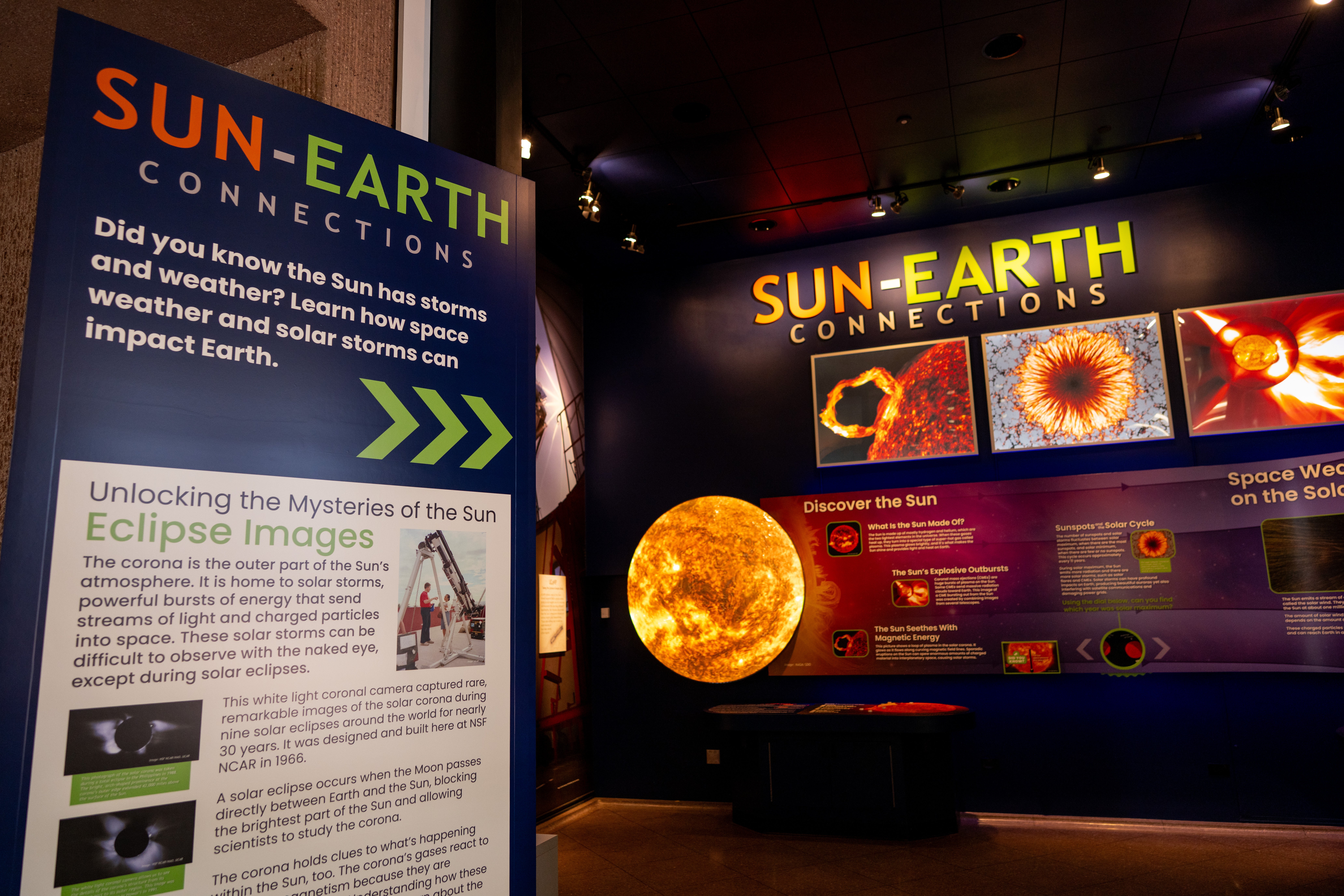 Newly opened exhibit illuminates the connections between Sun and Earth ...
