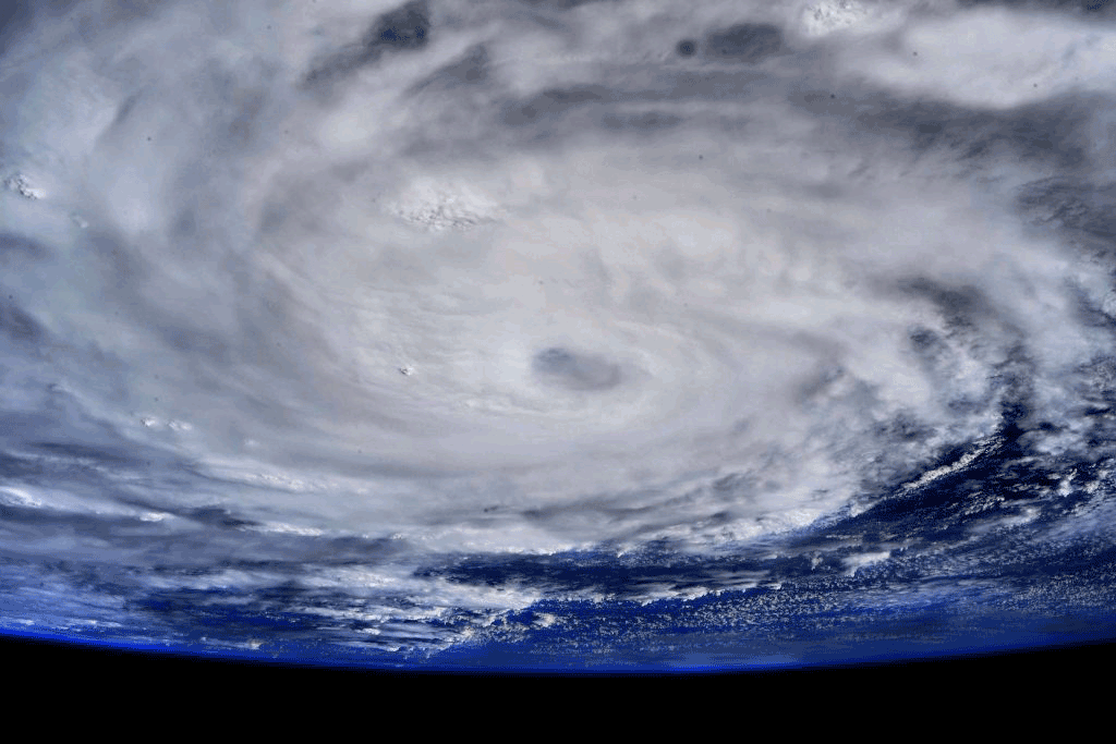 View of Hurricane Hanna from the International Space Station