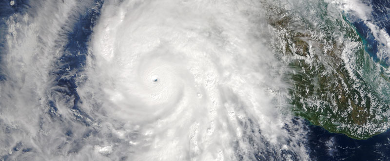 Hurricane Patricia from space