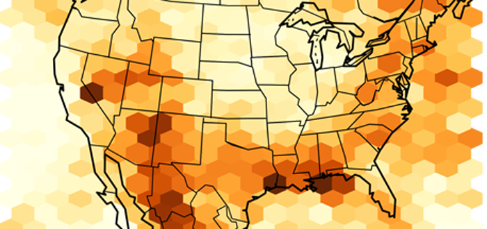  U.S. map shows expected increase in extreme precipitation during summer