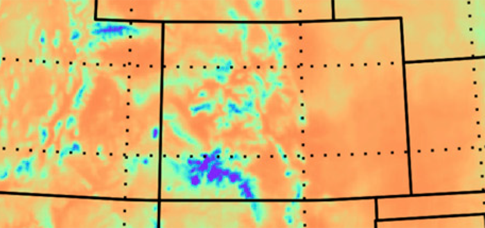 An ICAR model simulation of Colorado