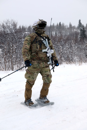 Soldier at the Cold Regions Test Center in Alaska
