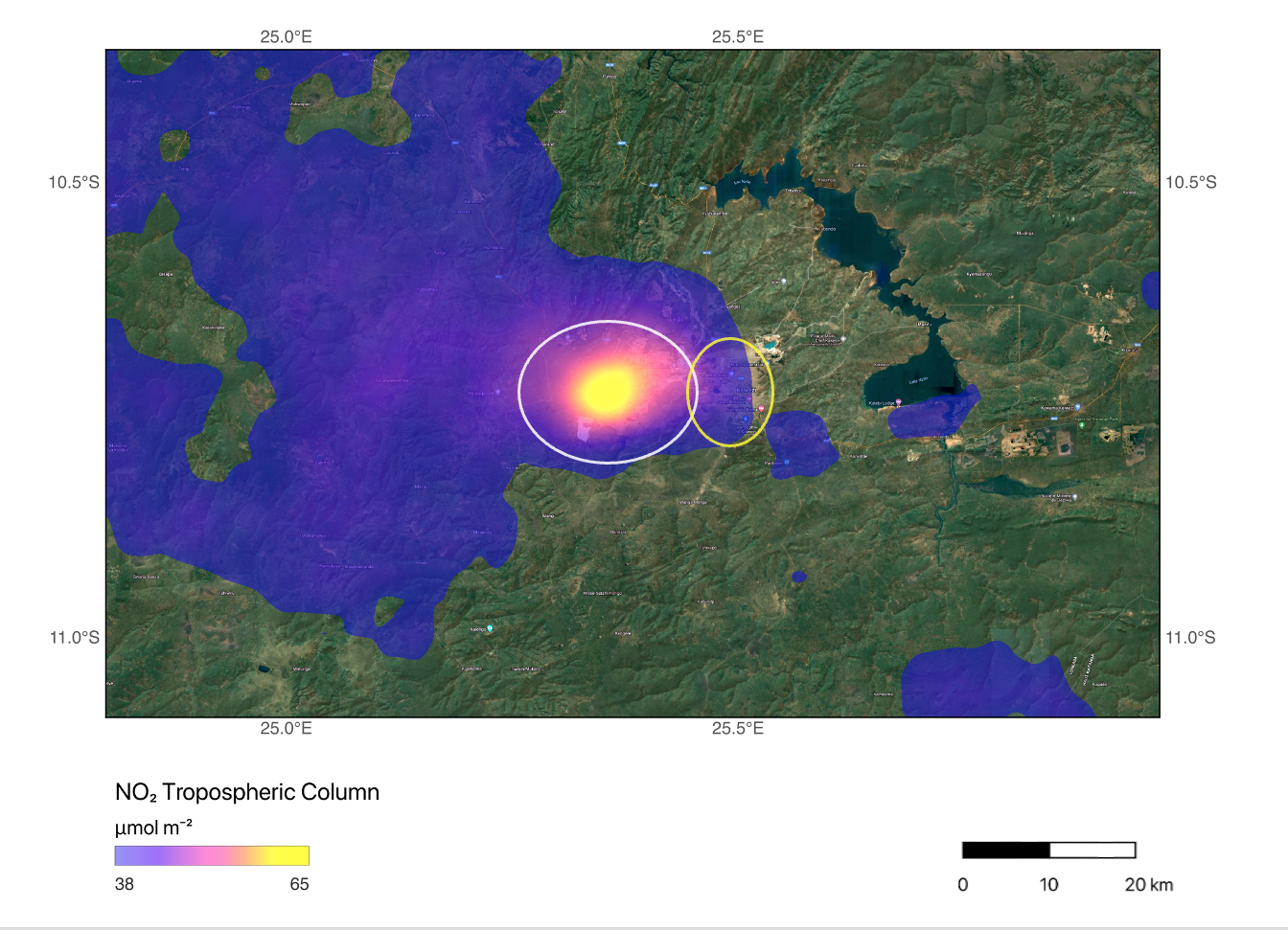 Monitoring African Copper and Cobalt Mining Emissions from Space