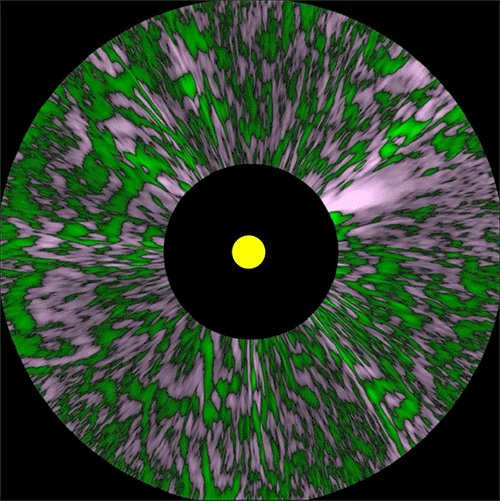The flow of the solar wind as seen by NASA's STEREO spacecraft