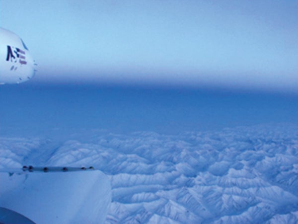 Photo of Arctic taken from HIAPER during HIPPO
