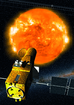 artist's illustration of COROT telescope