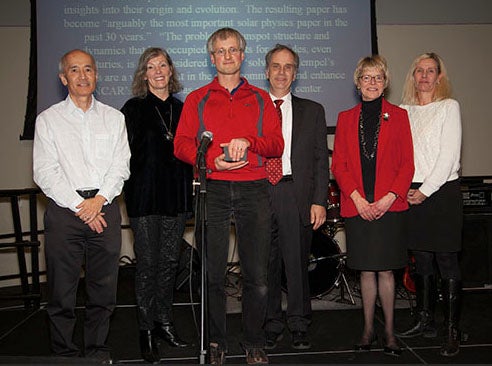 Matthias Rempel with UCAR/NCAR managers