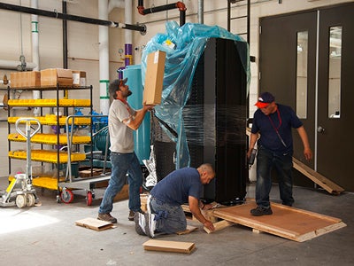 taking the wraps off one of Yellowstones processing units