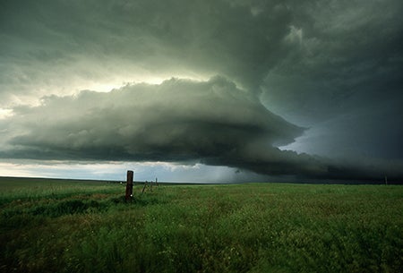 Severe thunderstorm in northeast Colorado