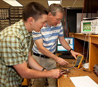 Terry Hock and EOL SUPER intern Frank Erdesz