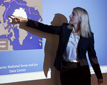 Marika Holland at Ban Ki-moon briefing