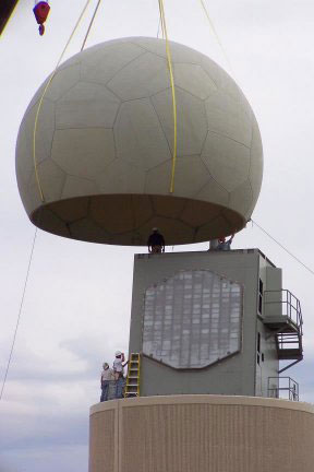 Phased array installation at National Severe Storms Laboratory, 2006