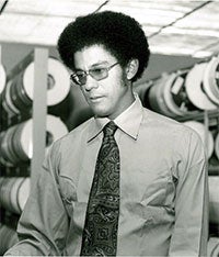 Warren Washington with early computers