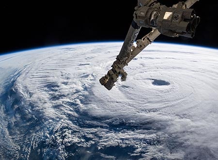 International Space Station view of Typhoon Neoguri, 7/7/14