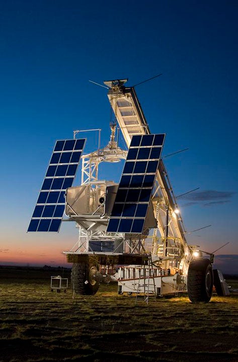 Sunrise launch preparation, Kiruna, Sweden, 2009
