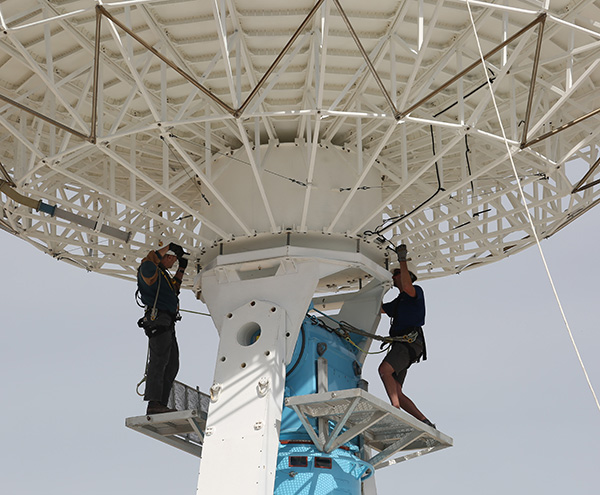 Installation of S-Pol radar near Firestone, CO, Oct. 2013