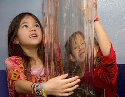 Participants in Super Science Saturday