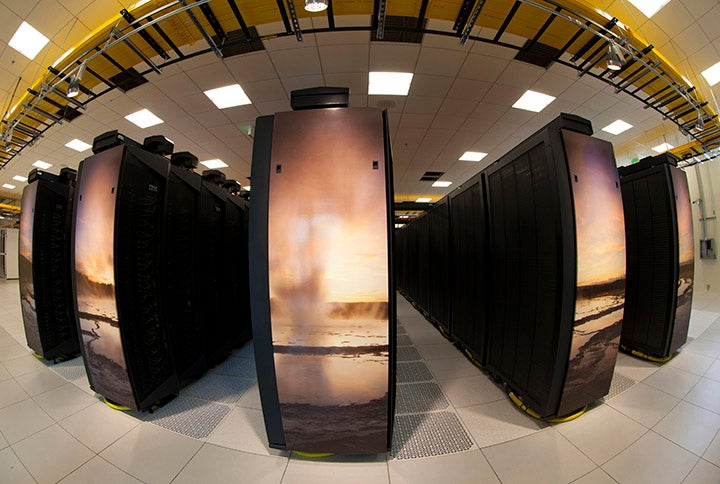 Yellowstone supercomputer, NWSC, Cheyenne, WY, 2011