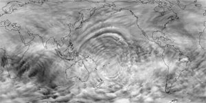 Image of gravity waves