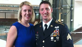 Dan Burge and his wife