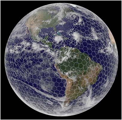 MPAS global weather model