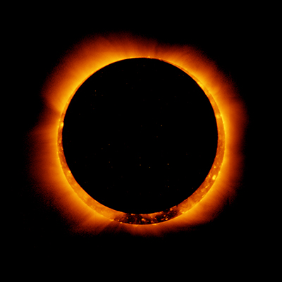 NASA pre-2017 image of solar eclipse