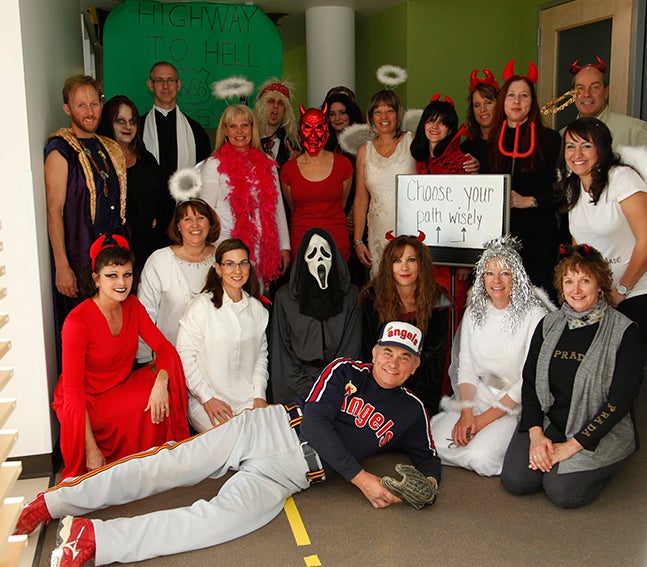 F&A group portrait for Halloween