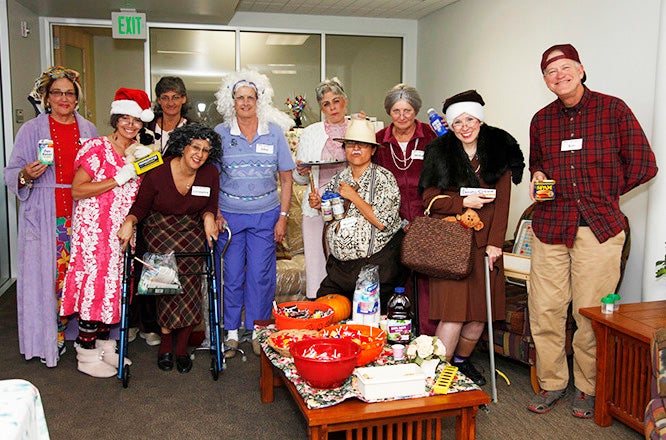 Human Resources staff on Halloween