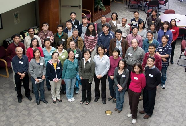 Asian staff members