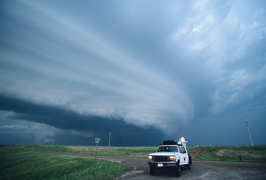 Thunderstorm east of Plainville, Kansas