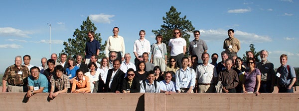 Group shot of TRENDS 2010 participants at the Mesa Lab.