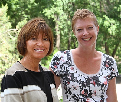 Cheryl Cristanelli and Michelle Darveau