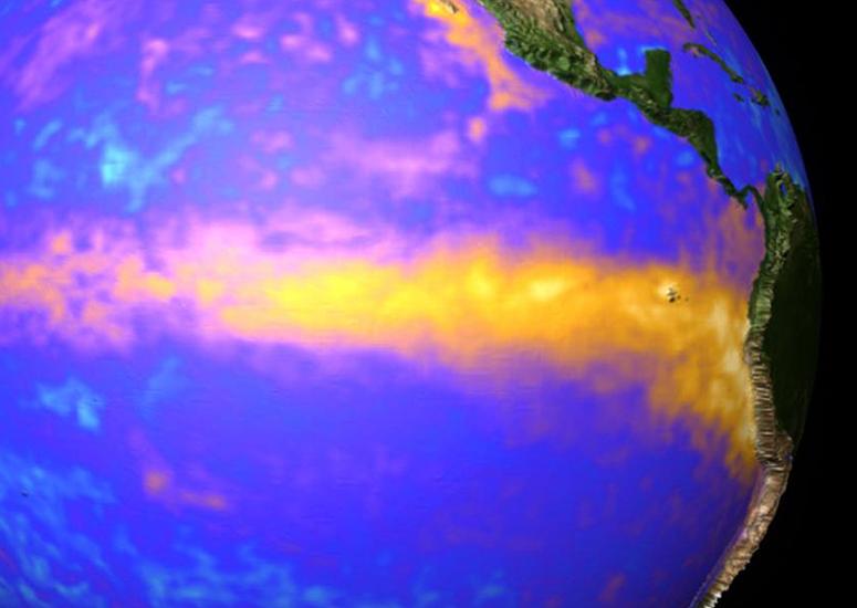 An El Niño visualization 
