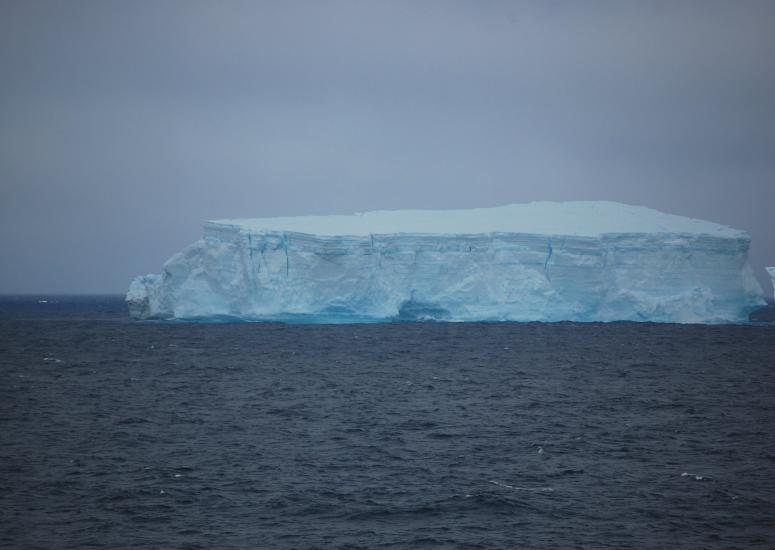 Image of an iceberg in the Southern ocean.