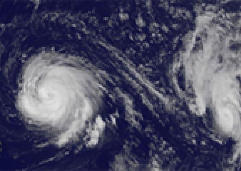 Hurricanes Igor and Julia, 15 September 2010
