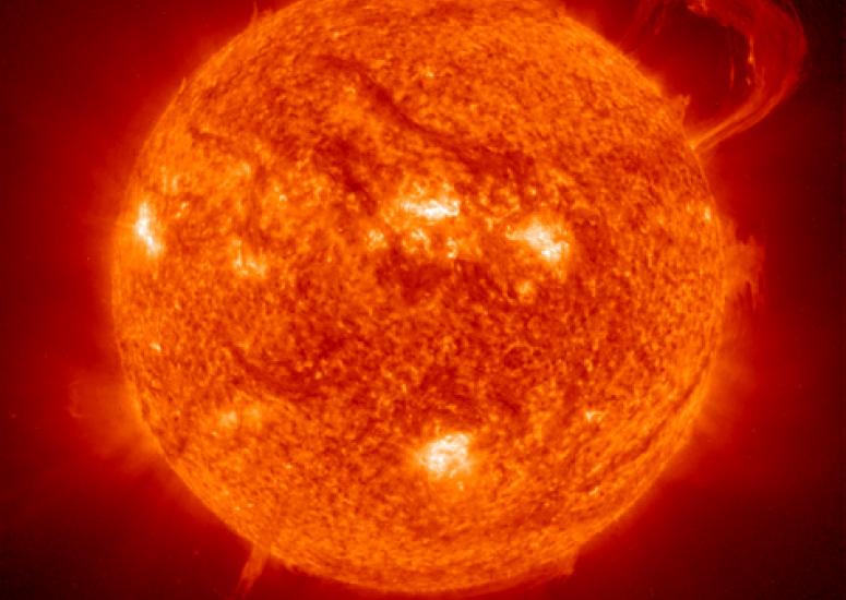 Satellite image of the Sun