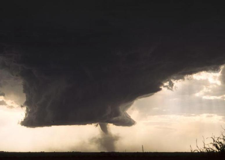 Tornado and wall cloud: Is long-range tornado prediction feasible?