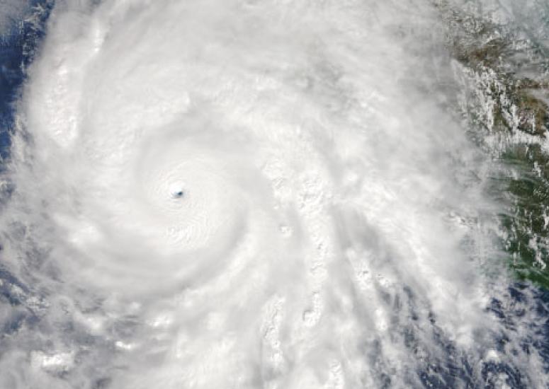 Hurricane Patricia from space