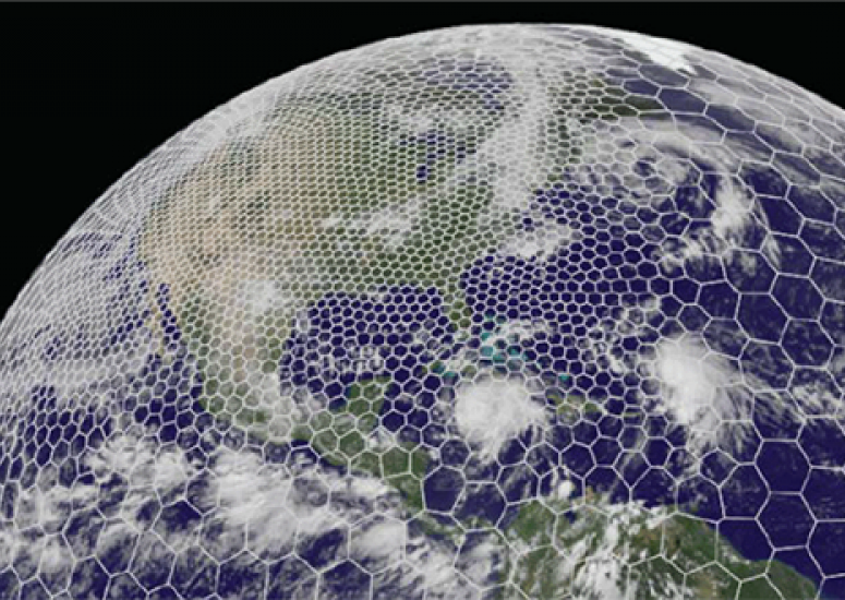 UCAR-Weather Company partnership - image: MPAS simulation