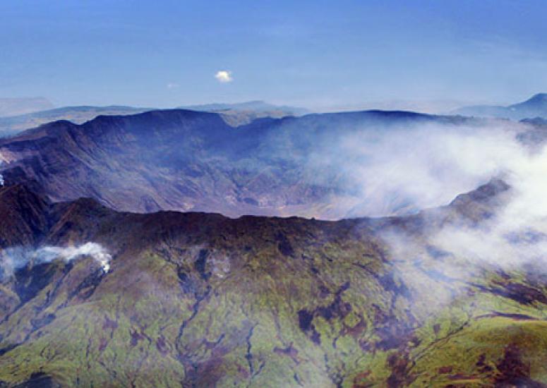 Mount Tambora's caldera