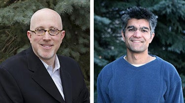 Matt Hirschland (left) and Raj Pandya