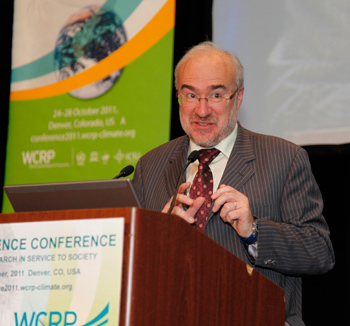 Michael Jarraud addresses the WCRP OSC
