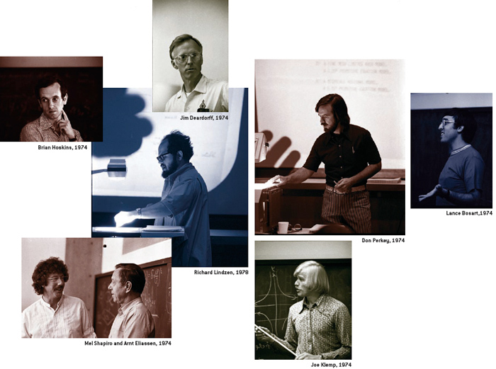 Montage of ASP lecturers and participants from 1970s