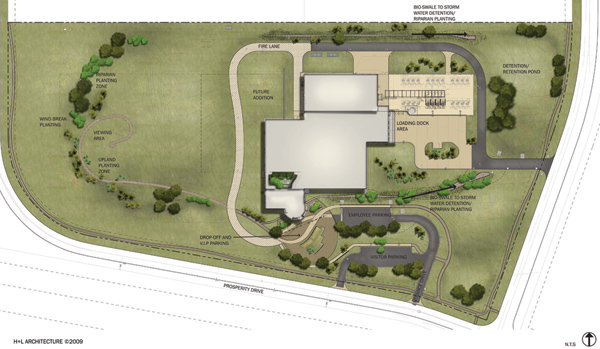Site plan for NWSC