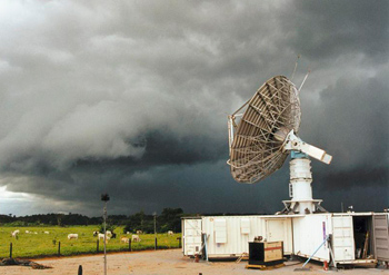 S-Pol in Brazil monitors an approaching storm