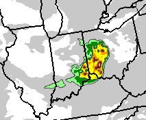 ARW output showing derecho over Ohio on June 29, 2012