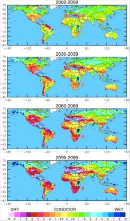 Revised drought maps for globe