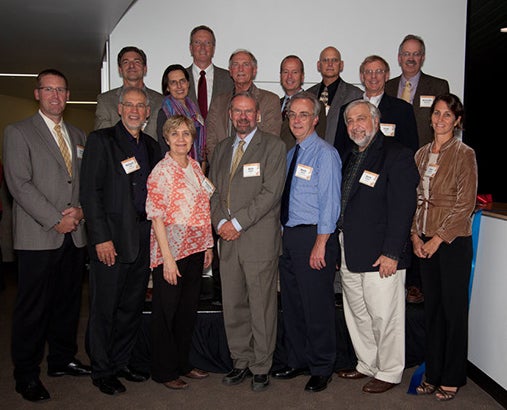 UCAR Board of Trustees at Anthes Building reception